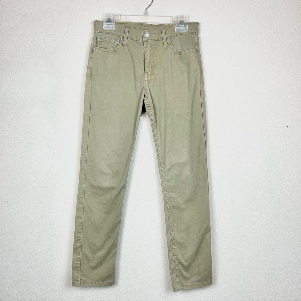 Levi's All Seasons Tech 511 Khaki Straight Leg Jeans